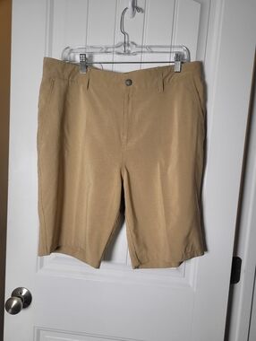 Panama Jack Men's Flat Front Shorts in Tan